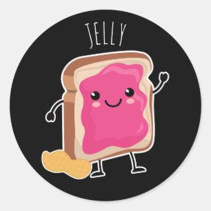 Better Together (PB & J): Jelly Classic Round Sticker