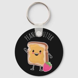 Better Together (PB & J): Peanut Butter Key Ring