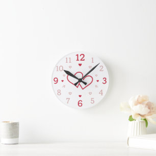 Better Together – Romantic Round Clock