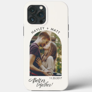 Better Together Script Engagement Photo Custom iPhone 13 Pro Max Case