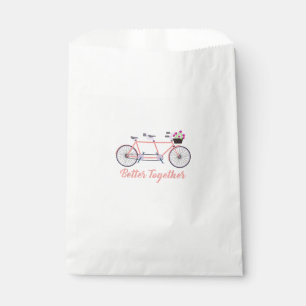Better Together Tandem Bicycle Together Modern Des Favour Bag