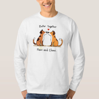 Better Together: Two Cartoon Dogs T-Shirt