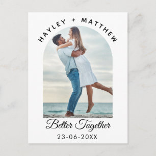 Better Together Valentine's Day Photo Postcard