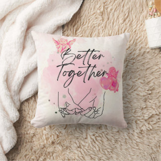 "Better Together" wedding gift Cushion
