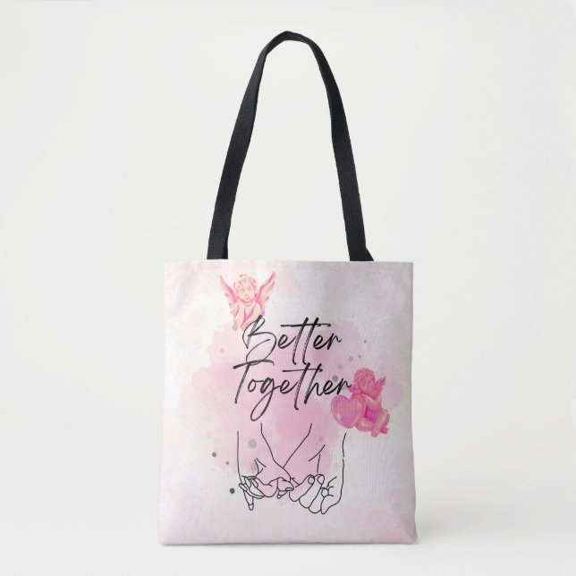 Better Together wedding gift tote bag (Front)