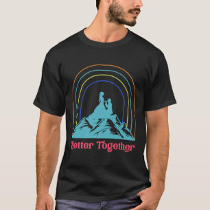 Better Together Wedding Groom Bride Husband Wife M T-Shirt