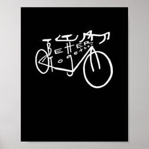 Better Together White Minimal Aesthetic Poster