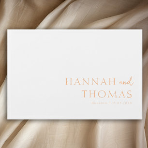 Better together! White Wedding Guest Book