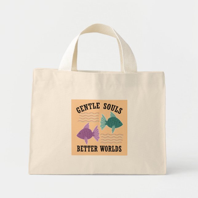 Better Worlds Mini Tote Bag (Front)
