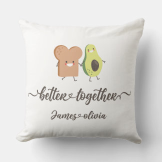 BetterTogether Avocado & Toast Personalised pillow