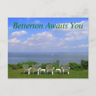 Betterton Awaits You Postcard
