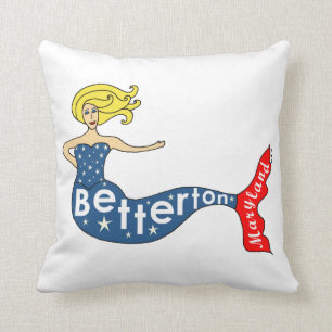 Betterton, Maryland Mermaid Cushion