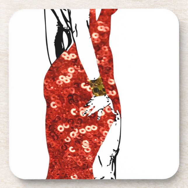 bettie pin up coaster (Front)