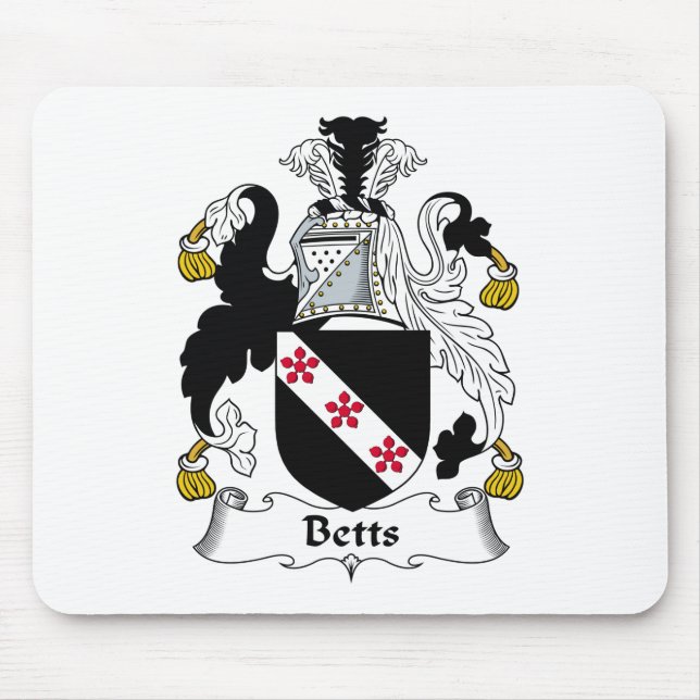 Betts Family Crest Mouse Pad (Front)