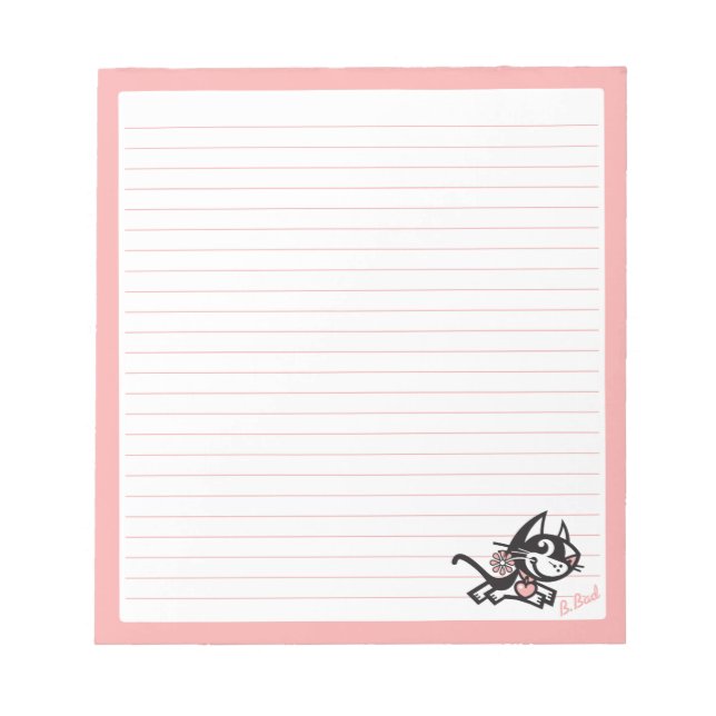 BETTY BAD . B-BAD NOTEPAD (Front)