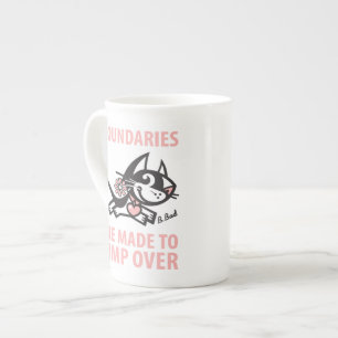 BETTY BAD KITTY BONE CHINA MUG