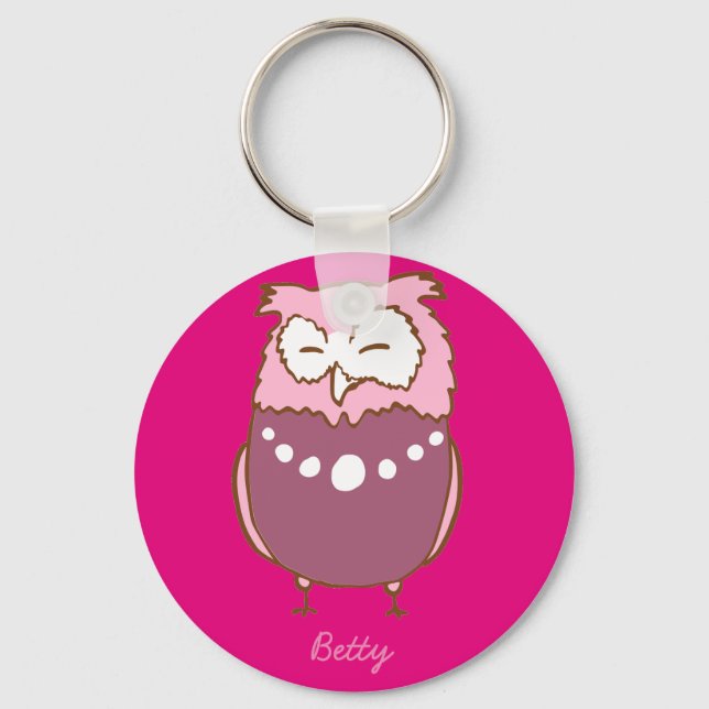 Betty owl key ring (Front)