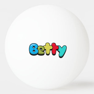 Betty Ping Pong Ball
