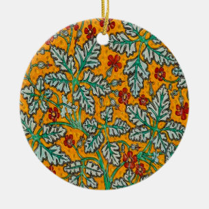 Betty's Yellow Flowers Ceramic Ornament