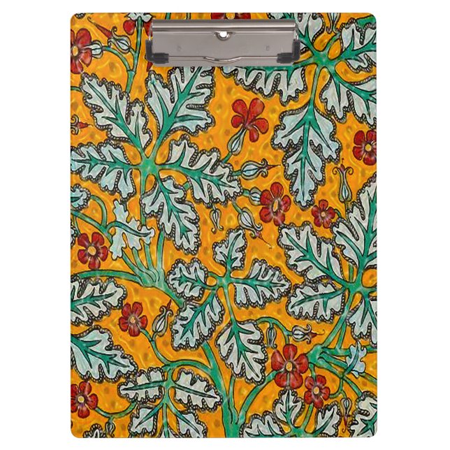 Betty's Yellow Flowers Clipboard (Front)