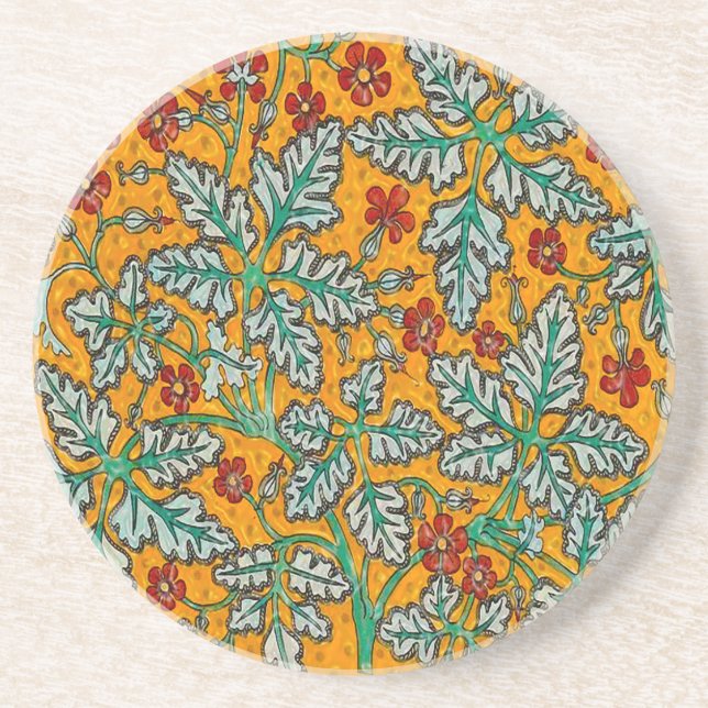 Betty's Yellow Flowers Coaster (Front)