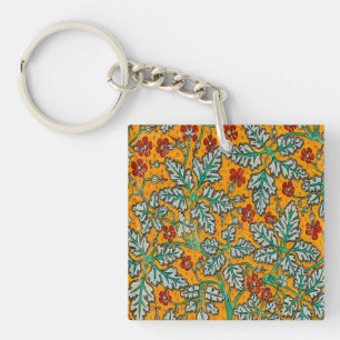 Betty's Yellow Flowers Key Ring