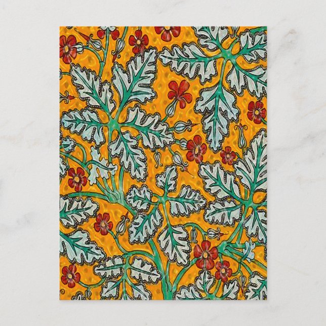 Betty's Yellow Flowers Postcard (Front)