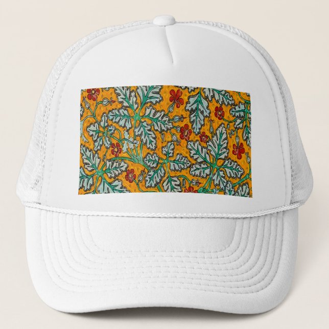 Betty's Yellow Flowers Trucker Hat (Front)