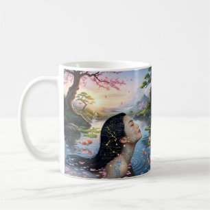 "Between Blossom and Formula"– A Digital Portrait Coffee Mug