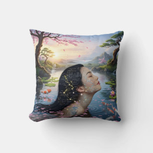 "Between Blossom and Formula"– A Digital Portrait Cushion