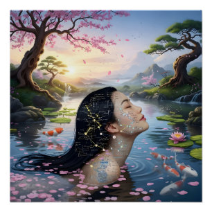 "Between Blossom and Formula"– A Digital Portrait Poster