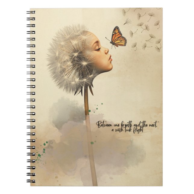Between Breaths Notebook (Front)
