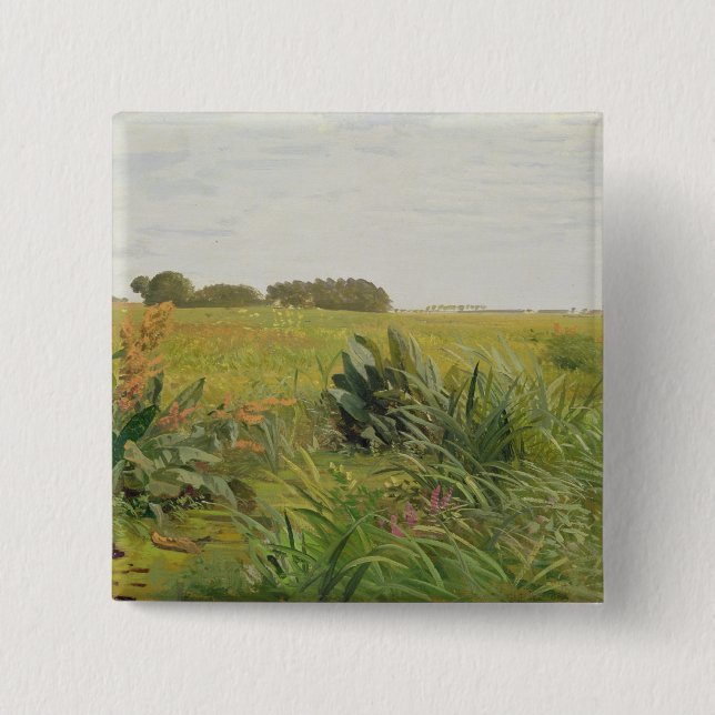 Between Geest and Marsh, c.1880 15 Cm Square Badge (Front)