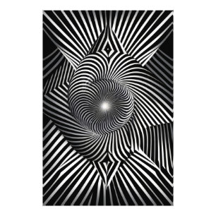 Between Lines and Dimensions Photo Print