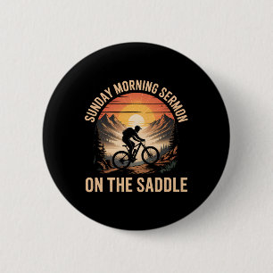Between Soccer And Chores Mountain Biking Dad 6 Cm Round Badge