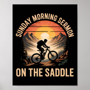 Between Soccer And Chores Mountain Biking Dad Poster