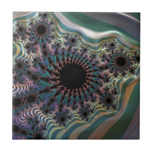 Between the Folds Ceramic Tile