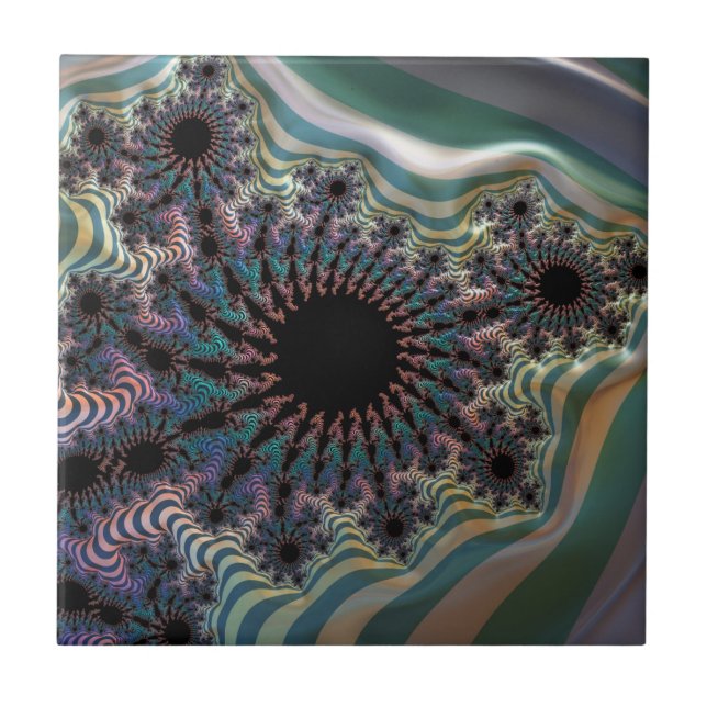 Between the Folds Ceramic Tile (Front)