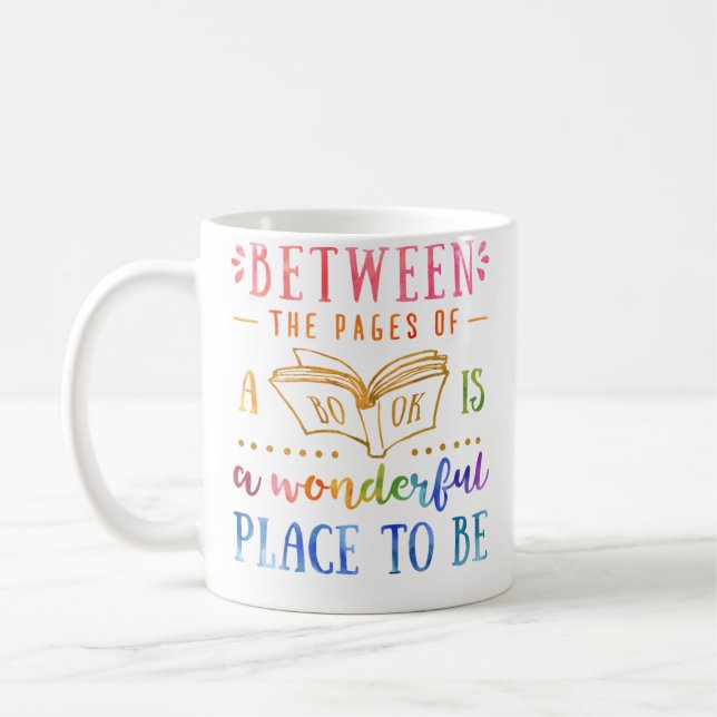 Between The Pages Coffee Mug (Left)