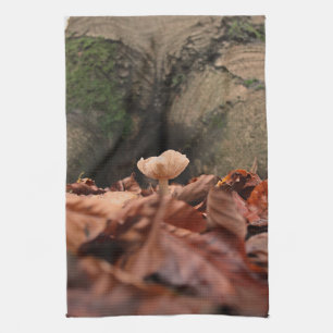 Between The Tree Trunks Tea Towel