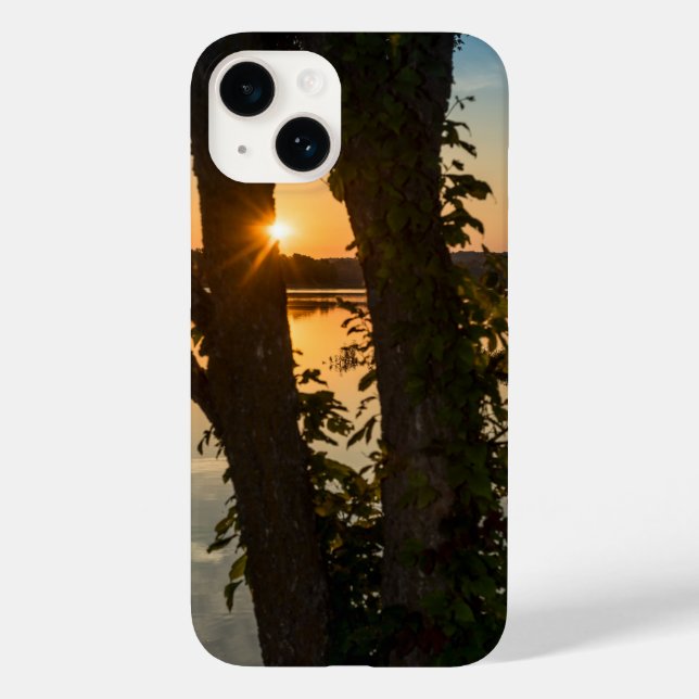 Between The Trees Sunrise Case-Mate iPhone Case (Back)