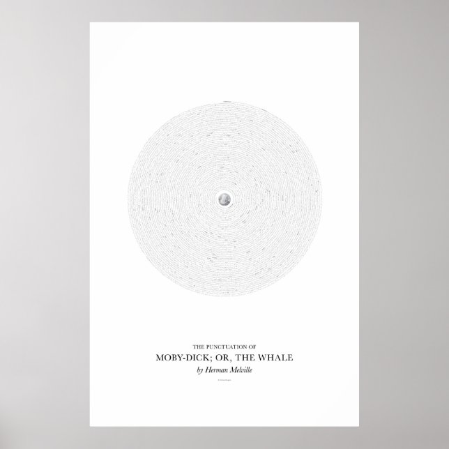 Between the Words: Moby-Dick; or, The Whale Poster (Front)