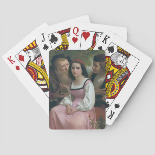Between Wealth and Love (by Bouguereau) Playing Cards