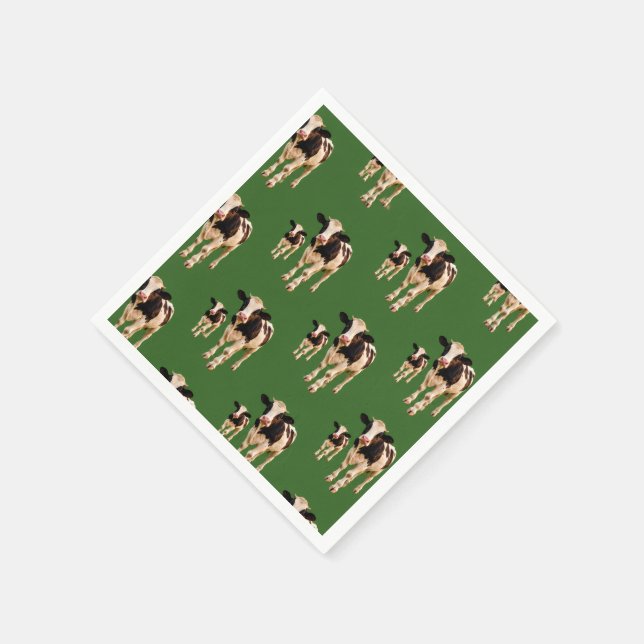 beuddled bovine napkin (Corner)