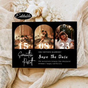 Beutiful Minimal Save The Date Arch Invitation