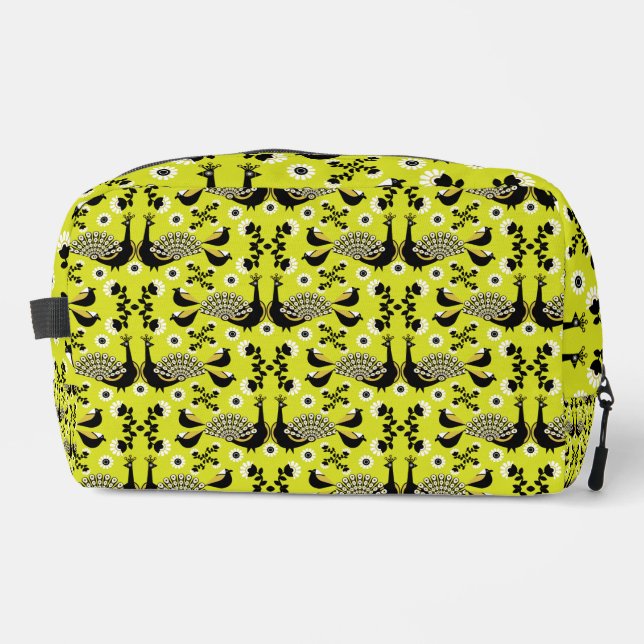 Beutiful Peacock Art Dopp Kit (Front)