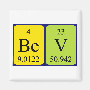 Bev periodic table name magnet