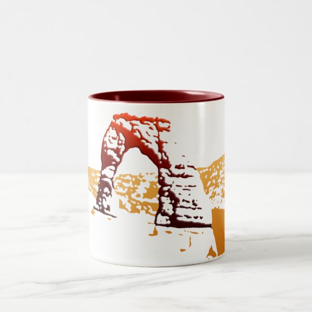 Beveled Delicate Arch Mug (Center)