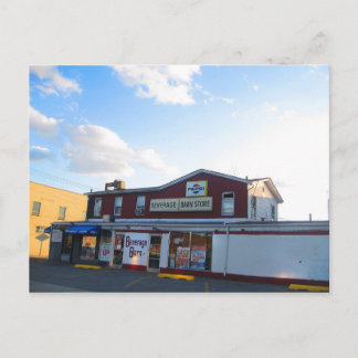 Beverage Barn on Willis Avenue Postcard