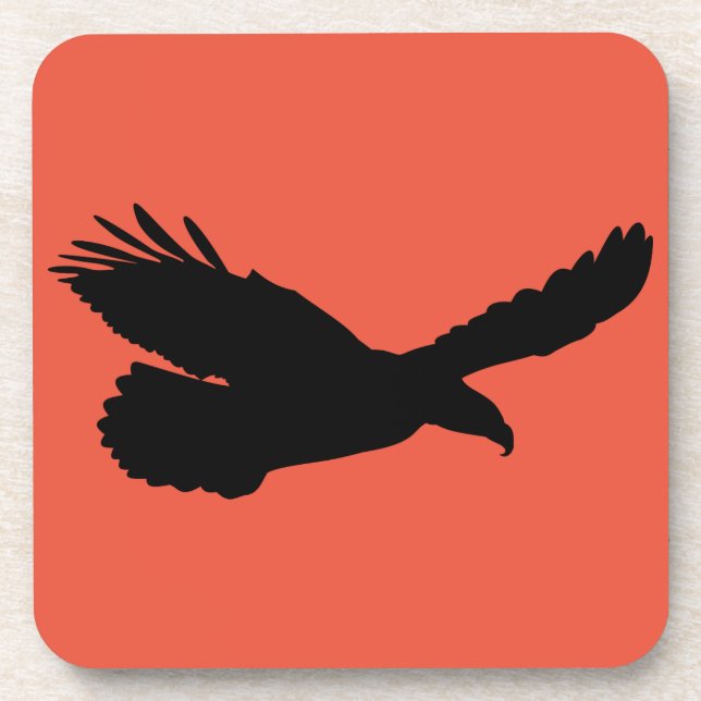 Beverage Coaster with Flying Eagle Custom Colours (Front)